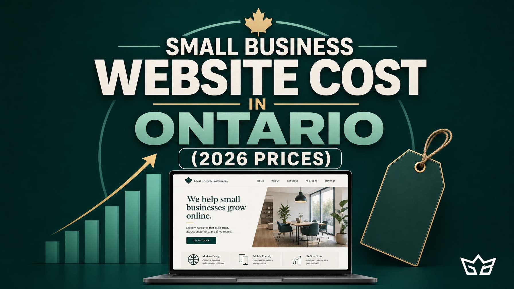 Small Business Website Cost in Ontario (2026 Prices)